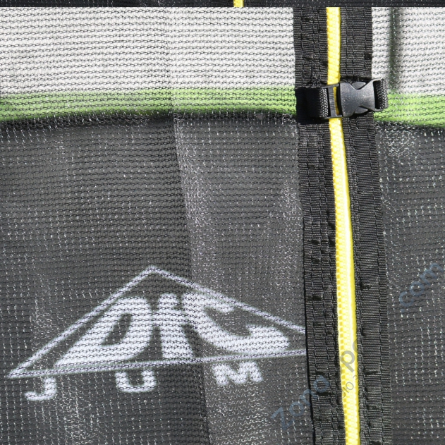 Батут DFC Jump 12ft складной, c сеткой, цвет apple green