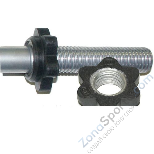 Гриф MB Barbell MB-BarM30-1250B прямой, втулка 30 мм