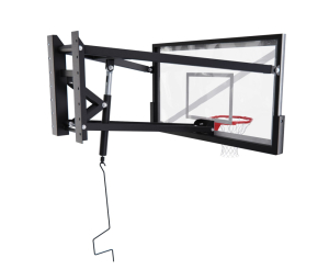 Баскетбольный щит DFC со съёмным регулятором высоты, стекло 12 мм, 180 х 105 см