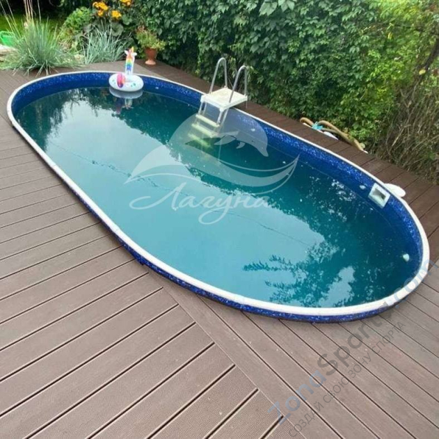 Бассейн Лагуна ТМ565 овальный 5 х 2,5 х 1,25 м