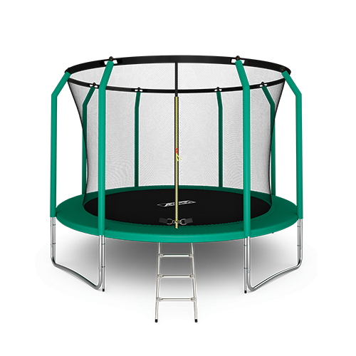 Батут премиум Arland 12FT с внутренней страховочной сеткой и лестницей