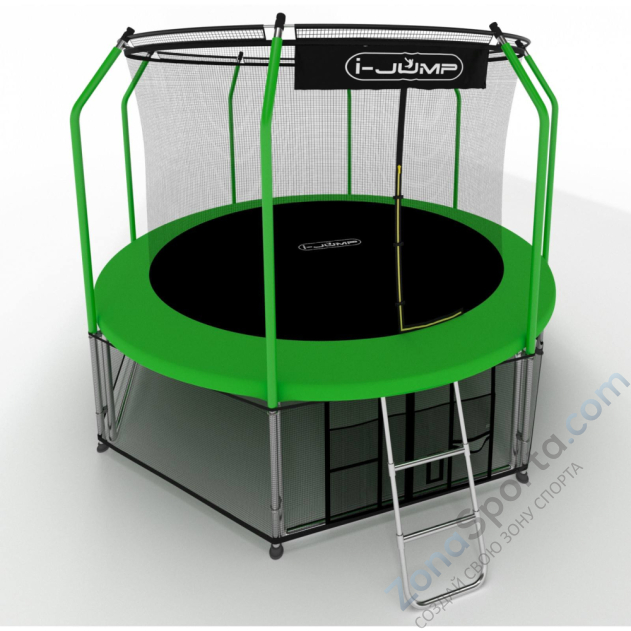 Батут i-Jump Elegant 12ft green