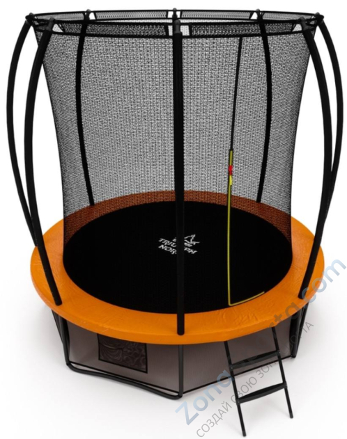 Батут Triumph Nord Премиальный Серый/Оранжевый 305 см Батут Triumph Nord Премиальный Серый/Оранжевый 305 см
