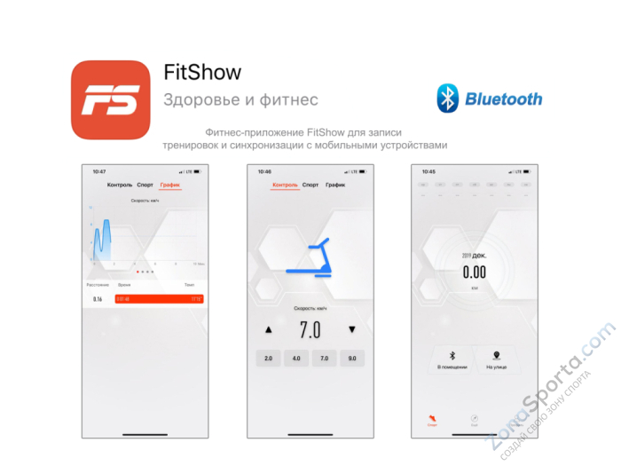 Беговая дорожка Unix Fit R-300C White Беговая дорожка Unix Fit R-300C White