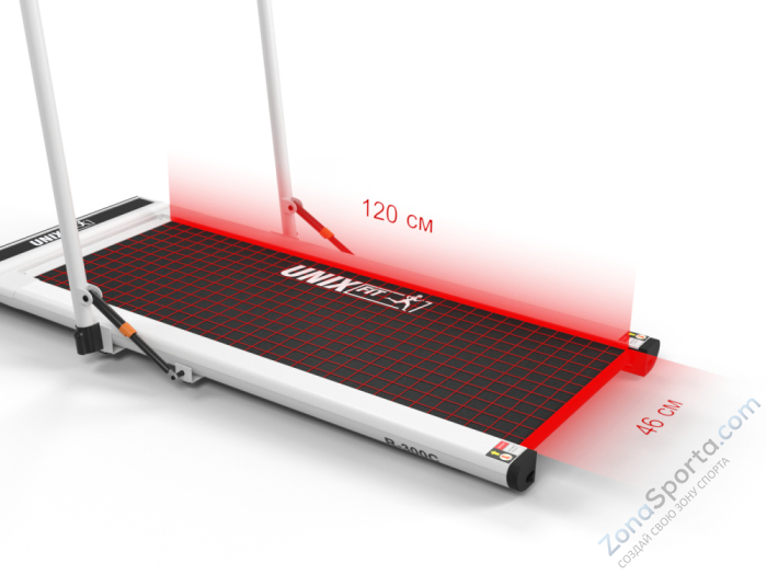 Беговая дорожка Unix Fit R-300C White Беговая дорожка Unix Fit R-300C White