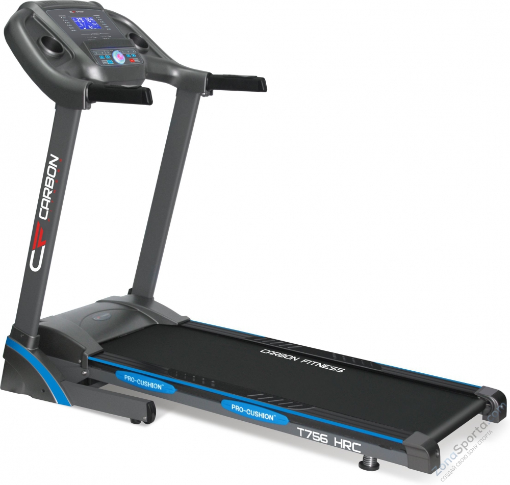 Беговая дорожка Carbon Fitness T756 HRC Беговая дорожка Carbon Fitness T756 HRC