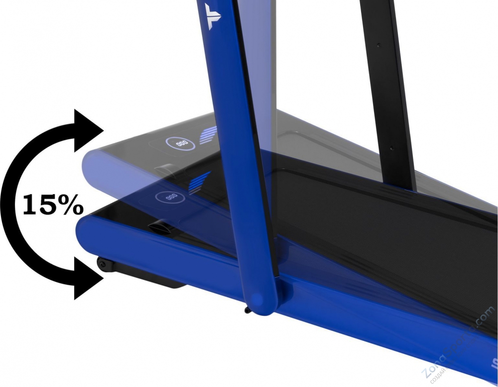 Беговая дорожка Titanium Masters Slimtech S60 (синяя) Беговая дорожка Titanium Masters Slimtech S60 (синяя)