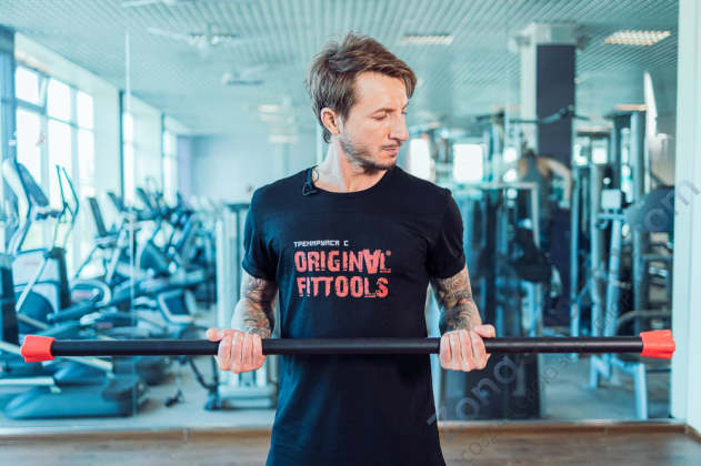 Бодибар FT 4 кг красный наконечник Original FitTools FT-BDB-4 Бодибар FT 4 кг красный наконечник Original FitTools FT-BDB-4