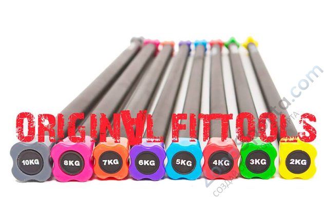 Бодибар FT 4 кг красный наконечник Original FitTools FT-BDB-4 Бодибар FT 4 кг красный наконечник Original FitTools FT-BDB-4