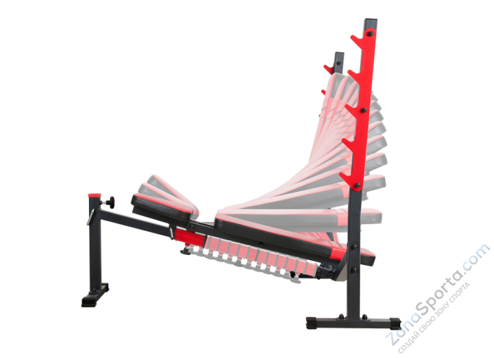 Cкамья для жима лежа с регулируемым углом наклона Marbo Sport MS-L106 Cкамья для жима лежа с регулируемым углом наклона Marbo Sport MS-L106