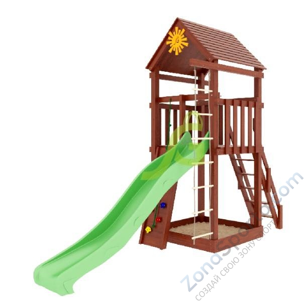 Деревянная детская площадка для дачи Igragrad Панда Фани Tower