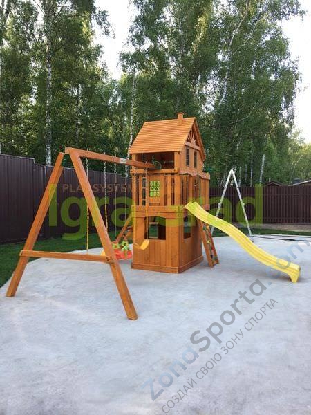 Деревянная детская площадка для дачи Igragrad Шато 2