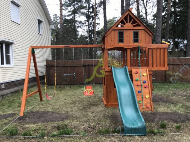 Деревянная детская площадка для дачи Igragrad Шато 2