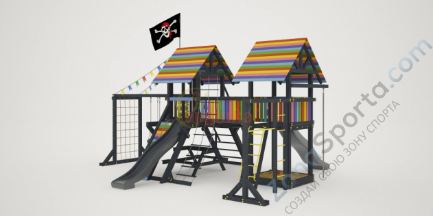 Детская площадка Савушка 1 (Black Edition)