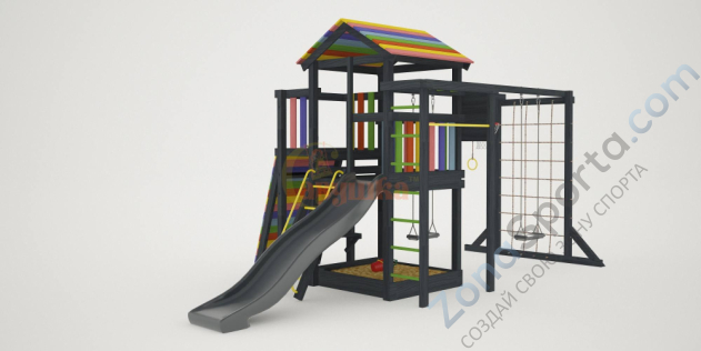 Детская площадка Савушка 4 (Black Edition)