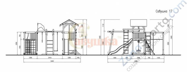 Детская площадка Савушка 4 Сезона 8