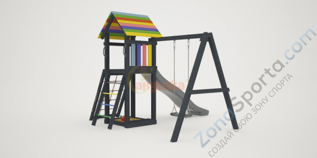 Детская площадка Савушка 7 (Black Edition)