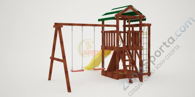 Детская площадка Савушка Мастер 5 (Махагон)