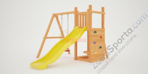 Детская площадка Савушка Мастер 6 с качелями (4 сезона)