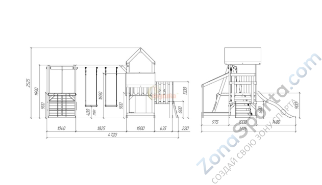Детская площадка Савушка TooSun (Тусун) 6