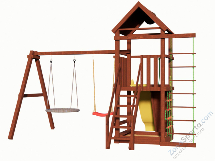 Детская деревянная площадка Smile Big Net