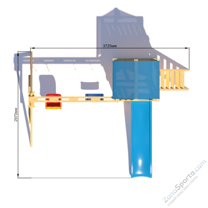 Детская площадка CustWood Scout S2