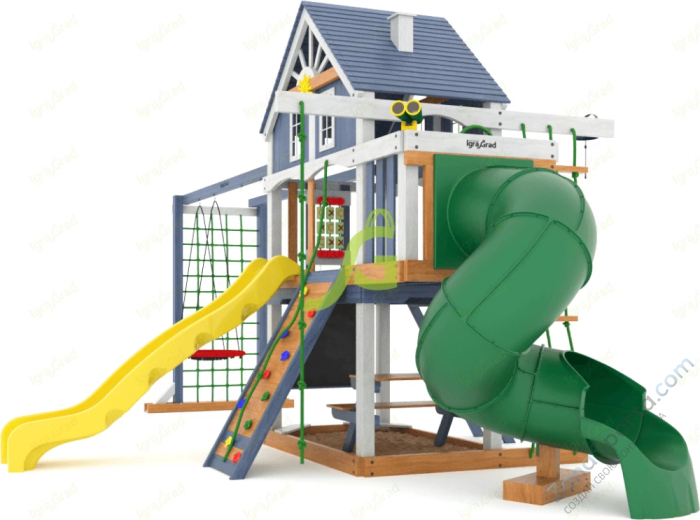 Детская площадка IgraGrad Шато с трубой (Домик) мод.1