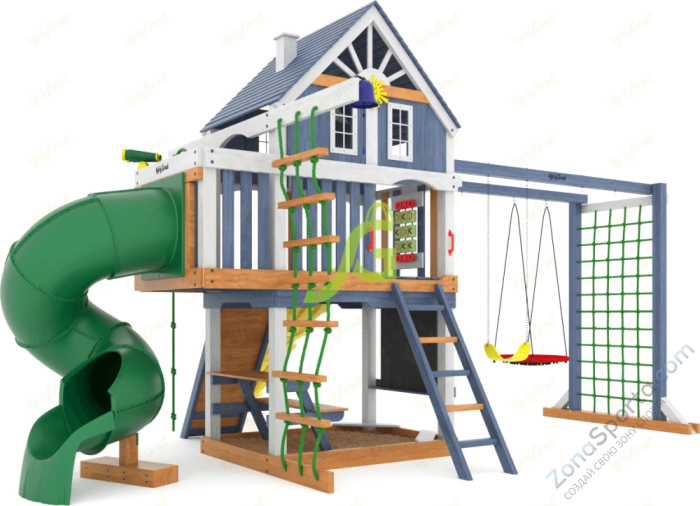 Детская площадка IgraGrad Шато с трубой (Домик) мод.1