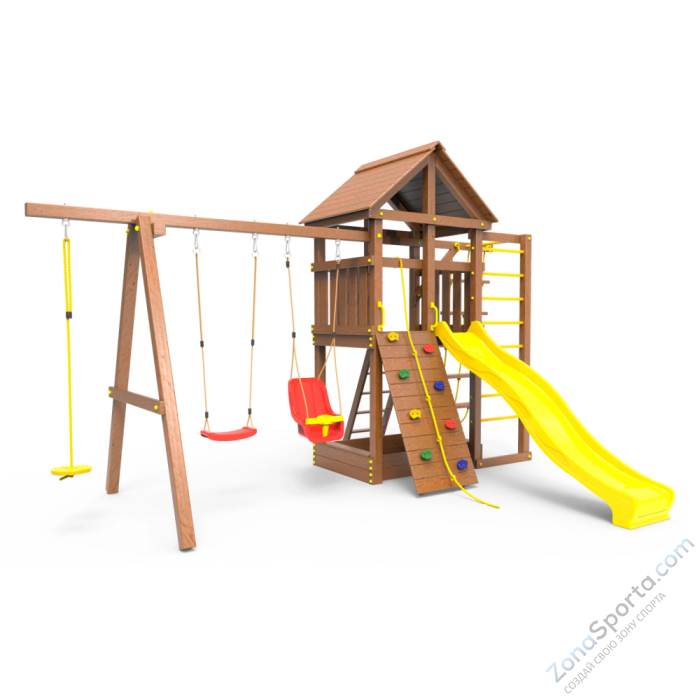 Детская площадка Пикник Оптимус Д с турником и шведской стенкой