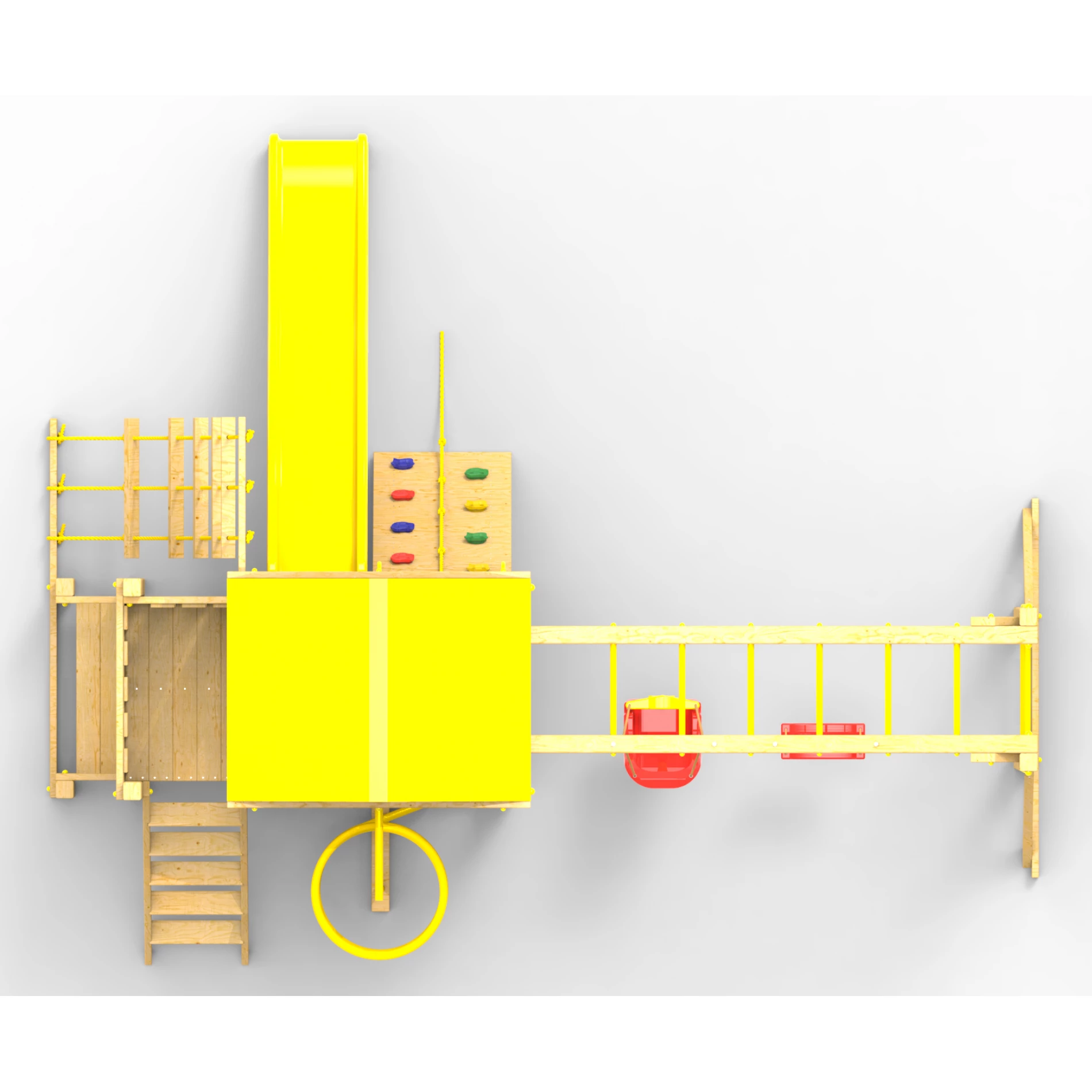 Детская площадка Пикник Стандарт Макси с рукоходом Вираж