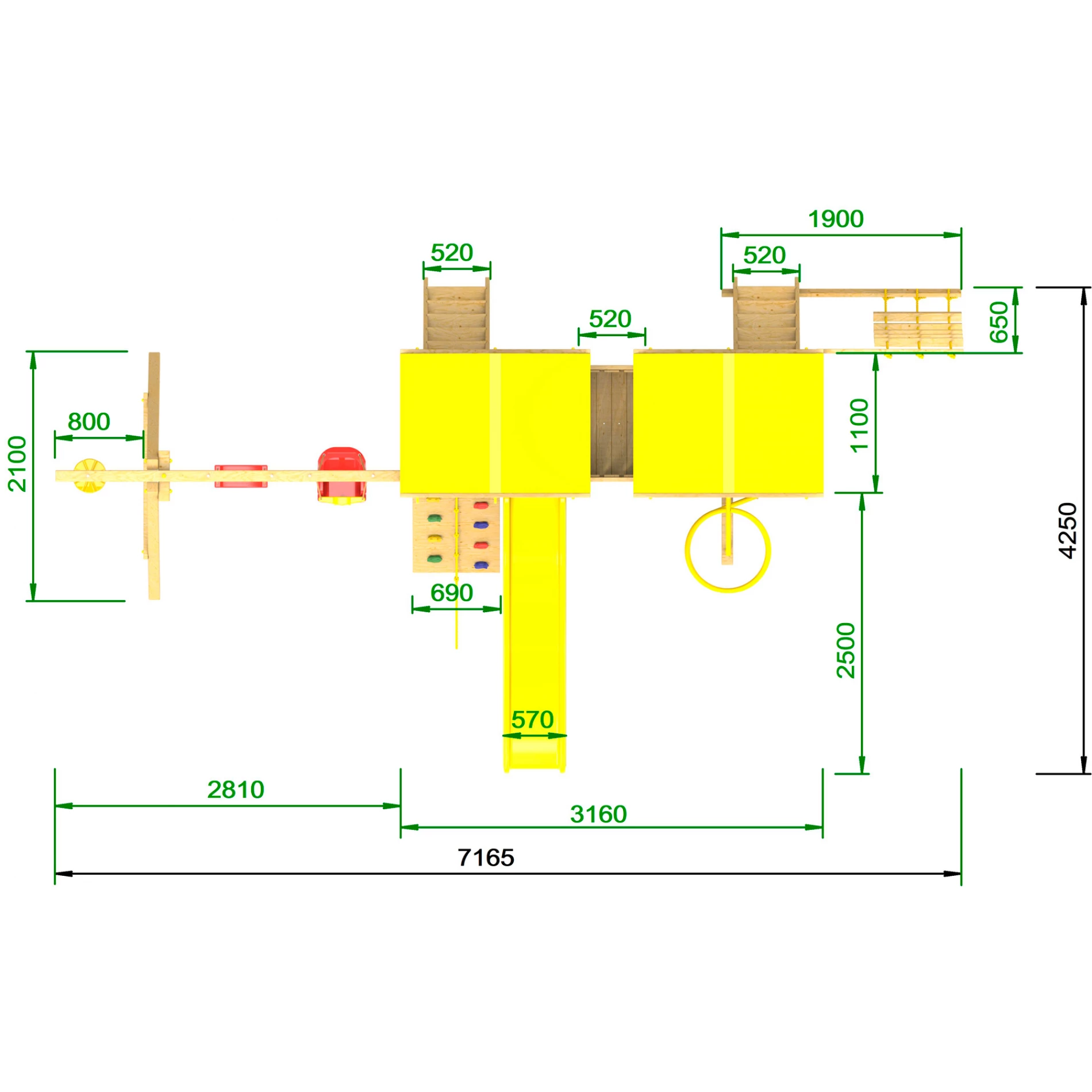 Детская площадка Пикник Стандарт Твин Вираж