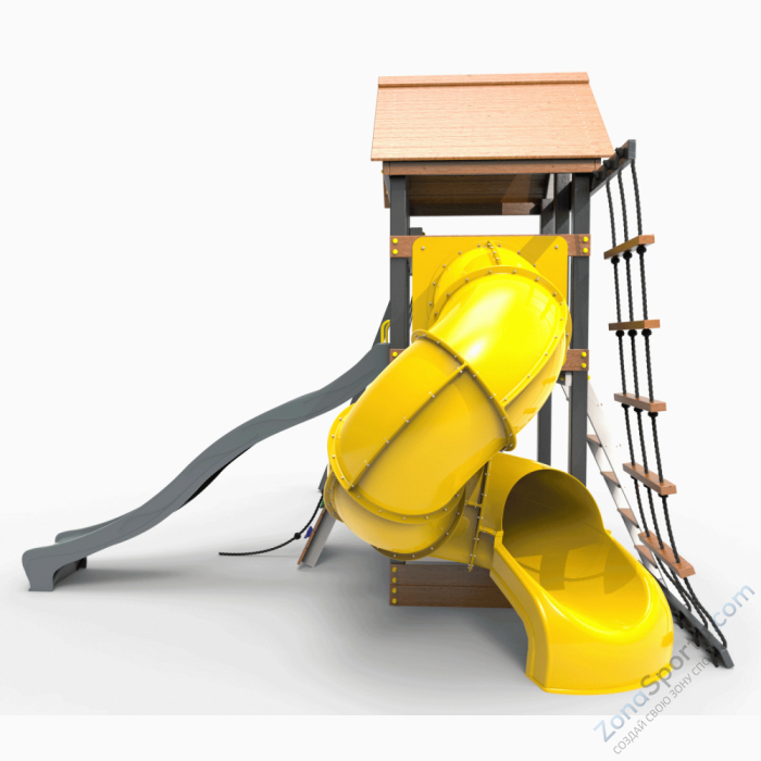 Детская площадка Пикник Ультра А с винтовой трубой 6.1