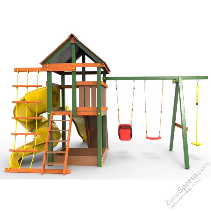 Детская площадка Пикник Вега Д с винтовой трубой