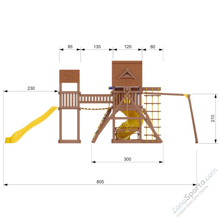 Детский игровой комплекс SunriseFort-6