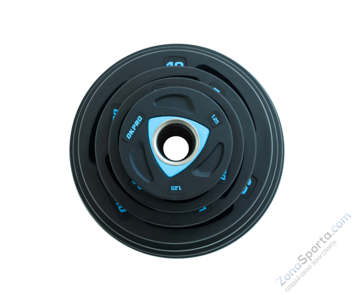 Диск олимпийский полиуретановый OKPRO OK2037-2000 20 кг Диск олимпийский полиуретановый OKPRO OK2037-2000 20 кг