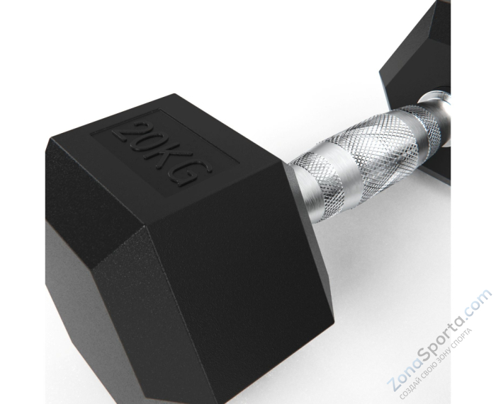 Гантели гексагональные 2 шт. по 20 кг DFC DB001-20