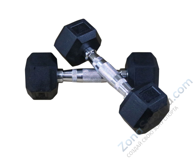 Гантели гексагональные 2 шт. по 8 кг DFC DB001-8 Гантели гексагональные 2 шт. по 8 кг DFC DB001-8