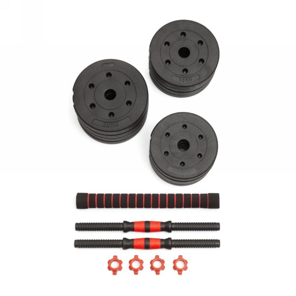 Гантели разборные с грифом, 20 кг. (2 шт. х 10 кг.) VictoryFit VF-DС200