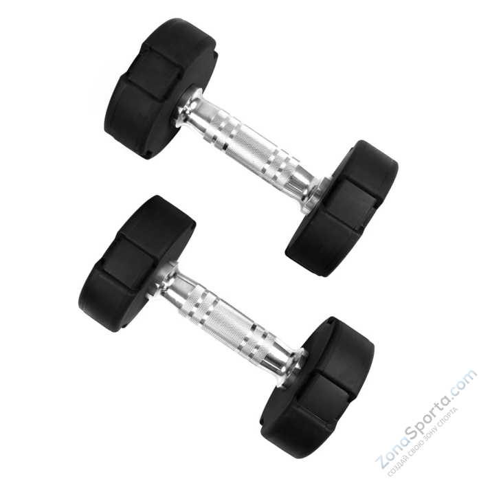 Гантельный ряд полиуретановый 2,5-25 кг Protrain DPU