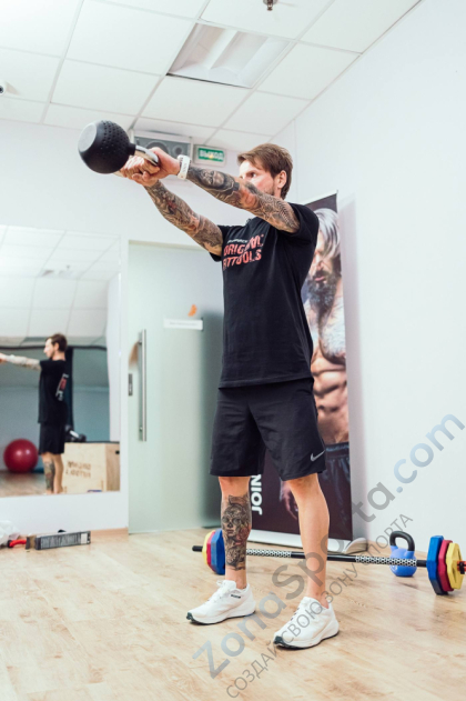 Гиря 24 кг с хромированной ручкой полиуретановая (CPU) FT-KB-CPU-24 Гиря 24 кг с хромированной ручкой полиуретановая (CPU) FT-KB-CPU-24