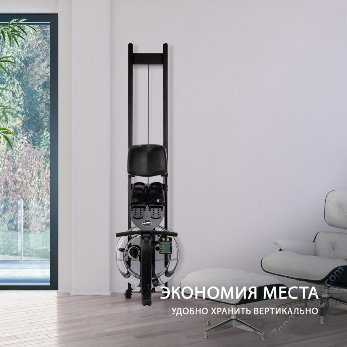 Гребной тренажер Neon Plus - желтый