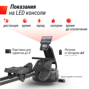 Гребной тренажер Unix Fit Water Rower 340