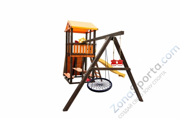 Игровой комплекс Perfetto sport Bari-5 + качели Паутина