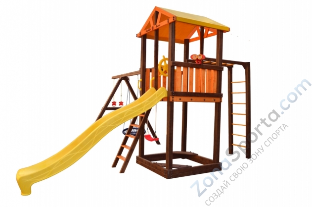 Игровой комплекс Perfetto sport Pitigliano-6 + качели Паутина