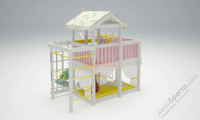 Игровой комплекс Савушка Baby 4 розовый