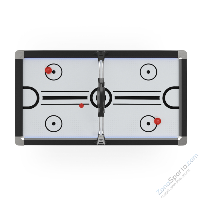 Игровой стол Unix Line Аэрохоккей (226х125 cм) Black White Игровой стол Unix Line Аэрохоккей (226х125 cм) Black White