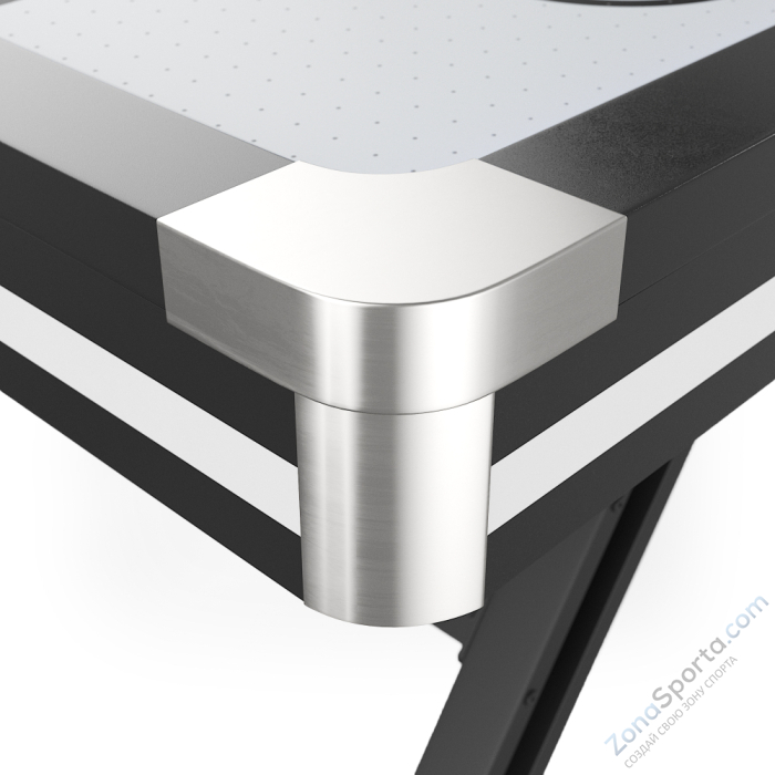 Игровой стол Unix Line Аэрохоккей (226х125 cм) Black White Игровой стол Unix Line Аэрохоккей (226х125 cм) Black White