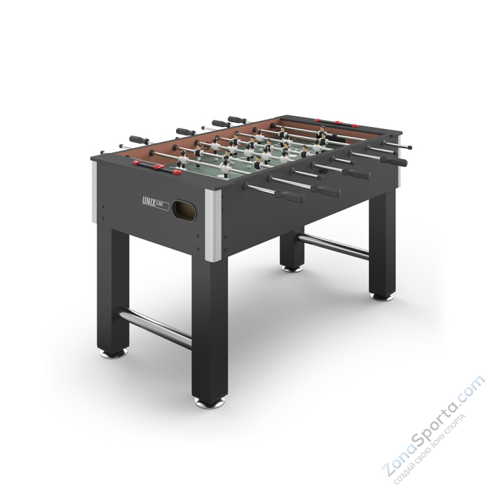 Игровой стол Unix Line Футбол - Кикер (140х74 cм) Black