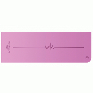 Коврик для йоги Airex Heartbeat Mat розовый