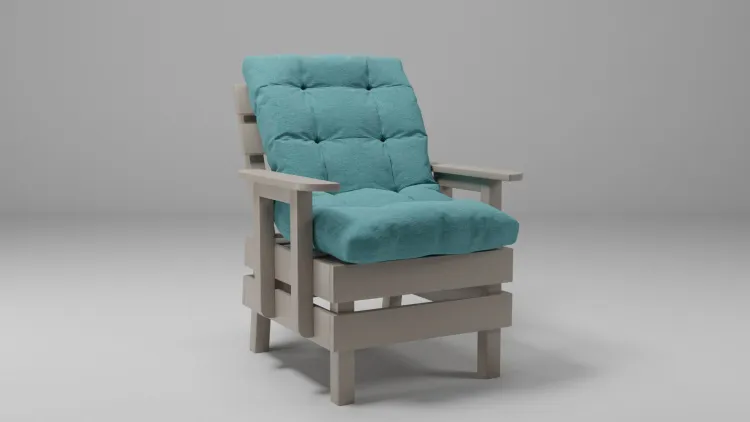 Кресло деревянное мягкое Savushka Type-D